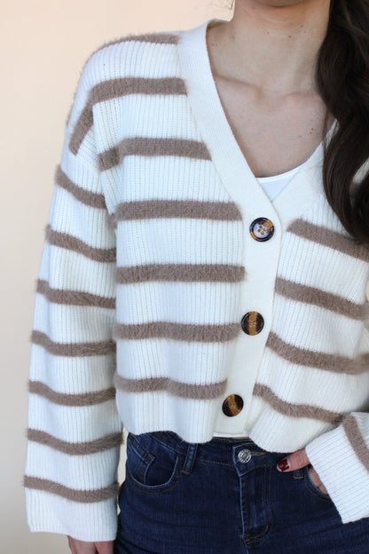 Adrian Striped Cardigan