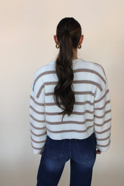 Adrian Striped Cardigan