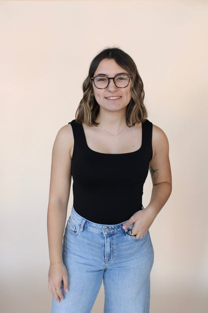 Square Neck Bodysuit