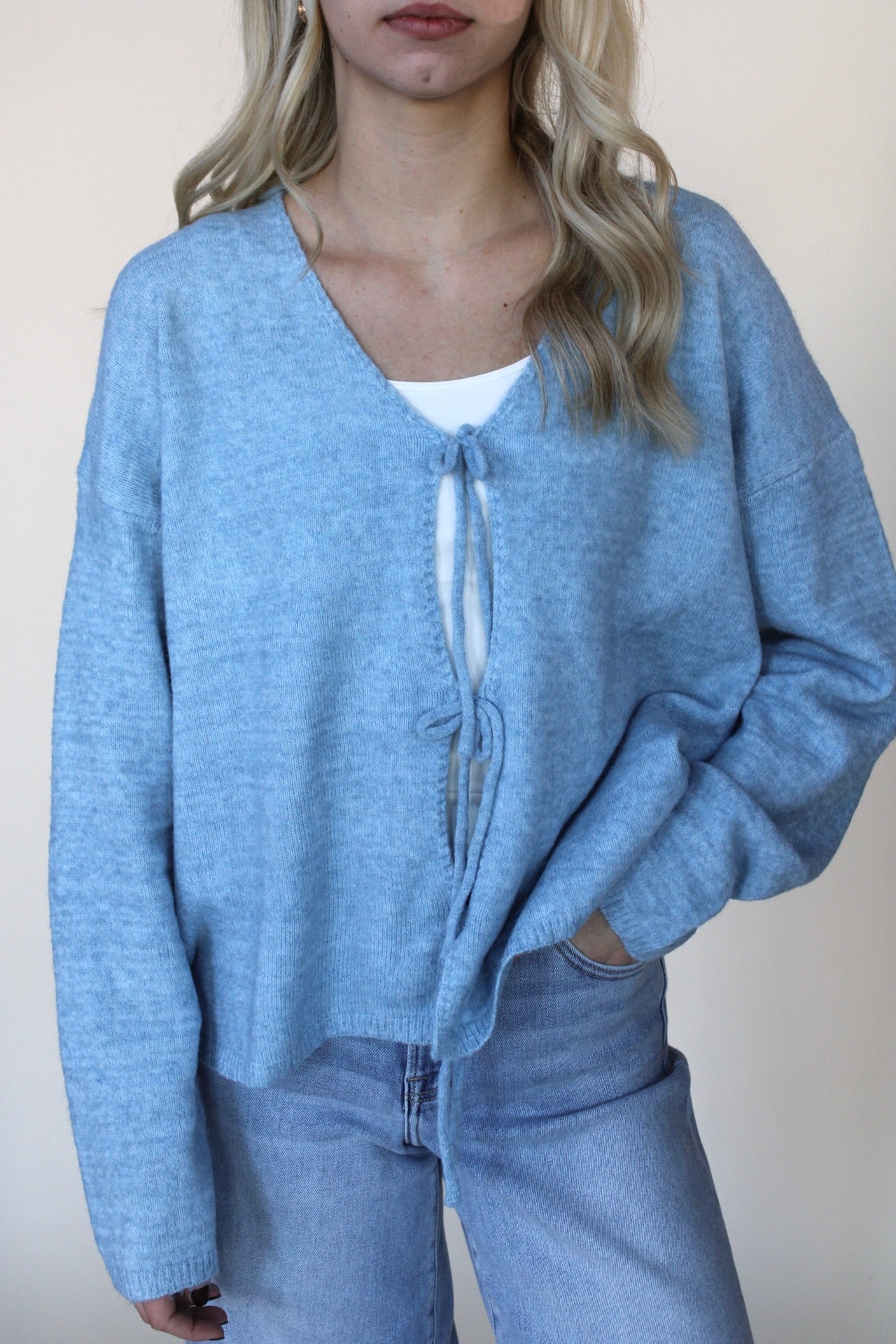 Braden Brushed Tie Sweater