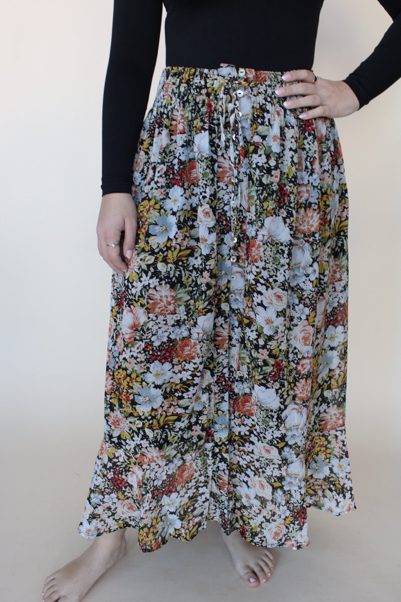 Dawn Floral Maxi Skirt