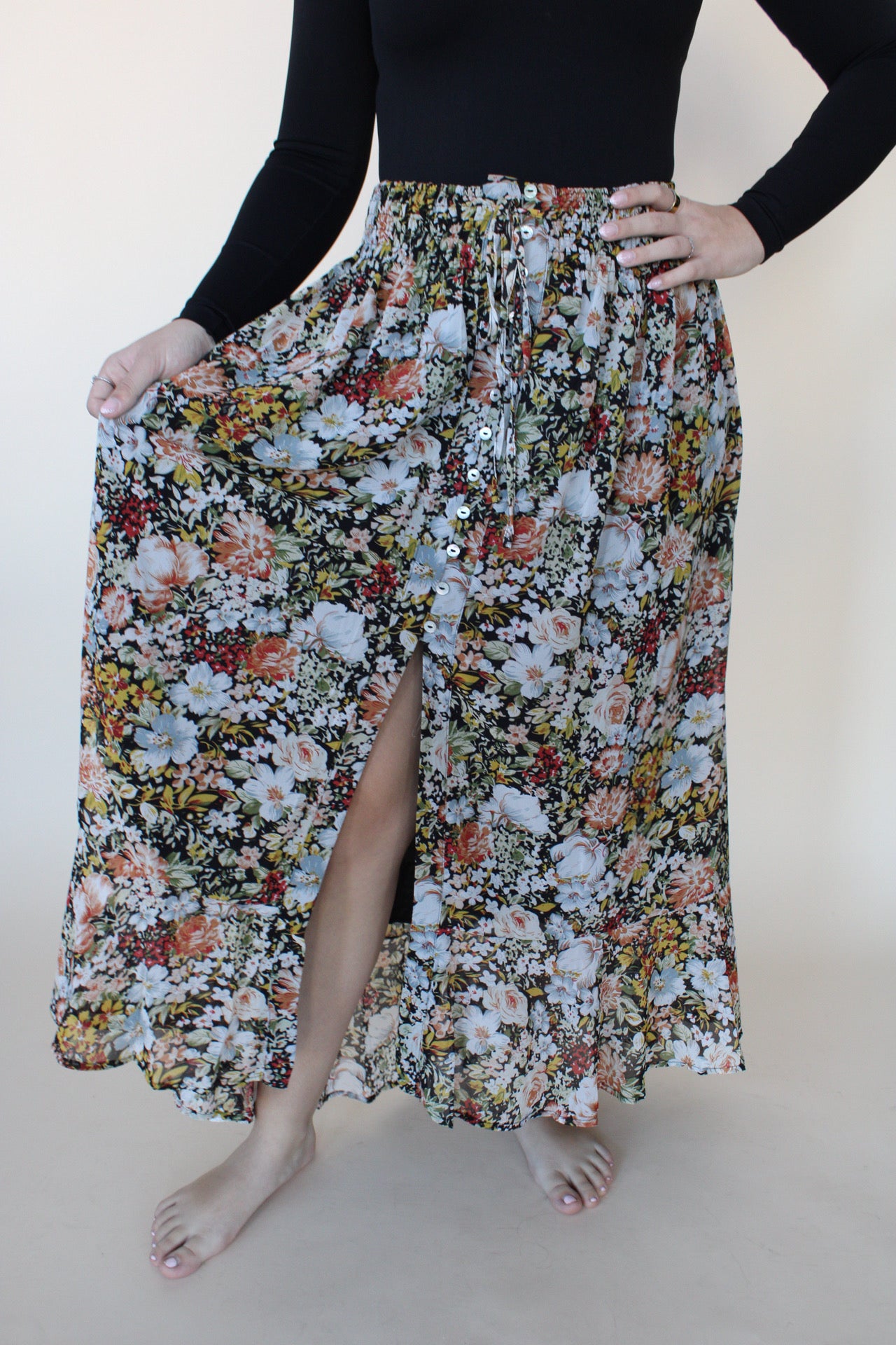 Dawn Floral Maxi Skirt