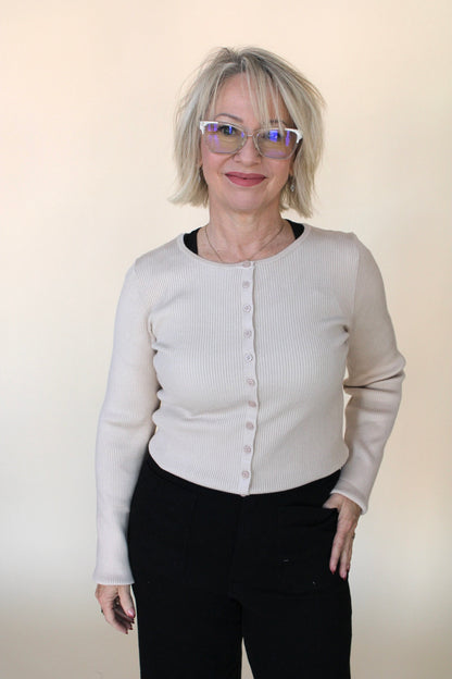 Brooklyn Button up Sweater