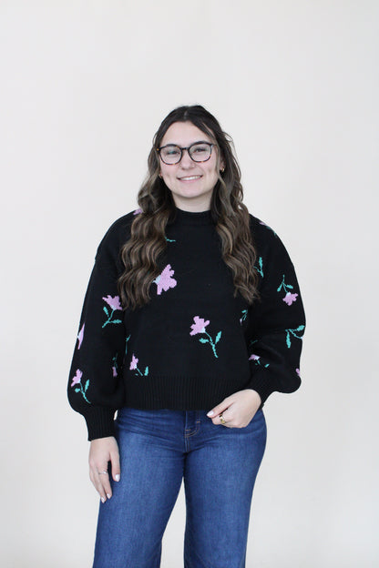 Ari Floral Sweater