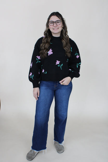 Ari Floral Sweater