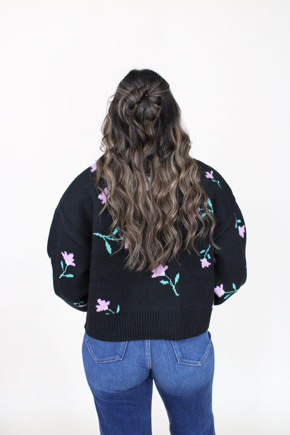 Ari Floral Sweater