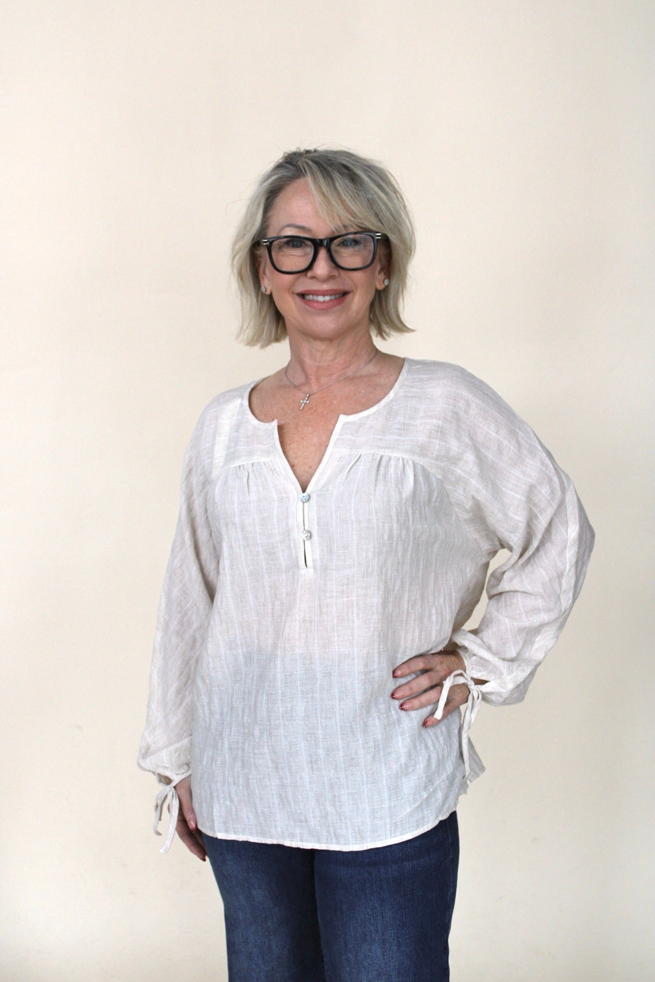 Kelsey Stripe Blouse