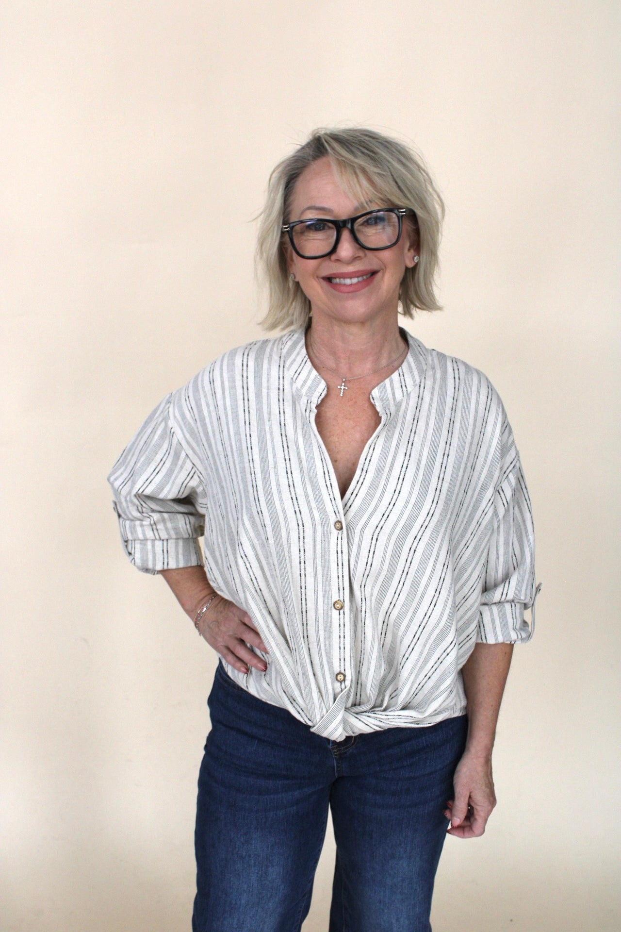 Marina High Low Blouse