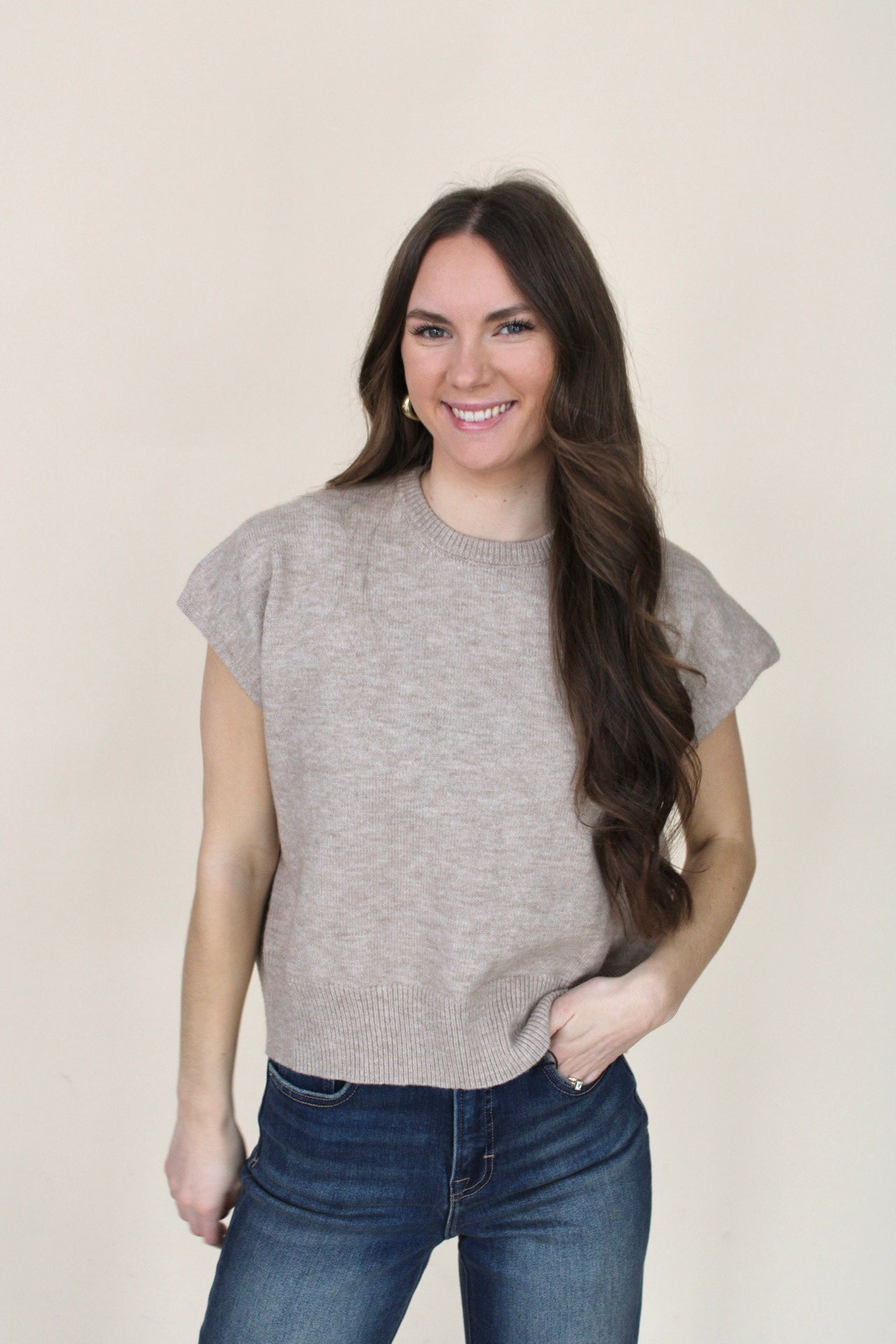 Makenna Short Sleeve Sweater