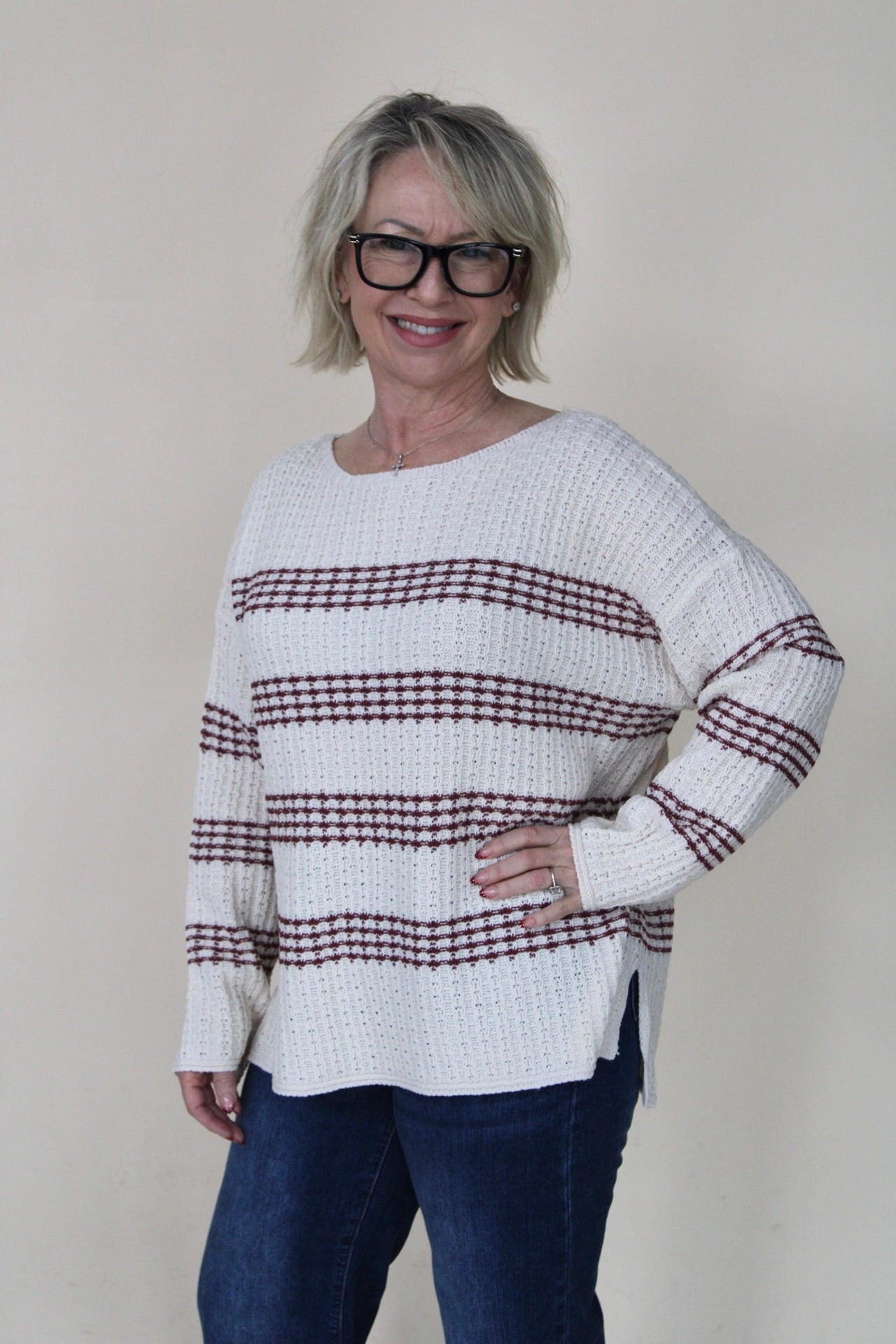 Penelope Stripe Sweater