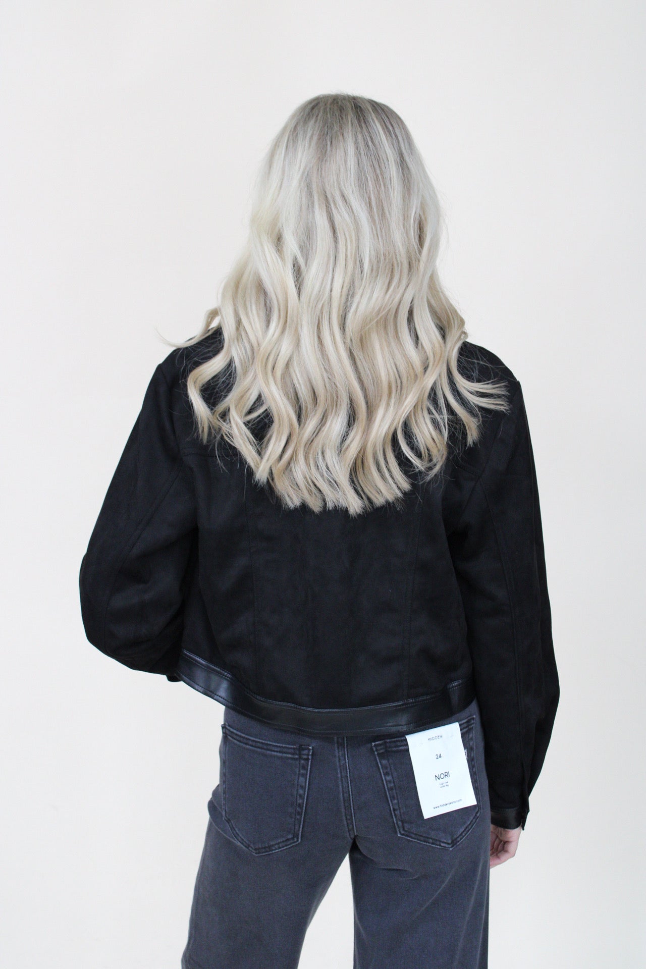 Brigette Suede Contrast Jacket