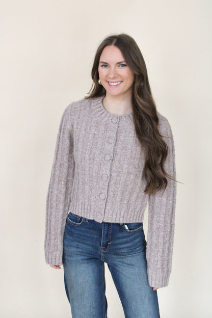 Maple Cable Knit Cardigan