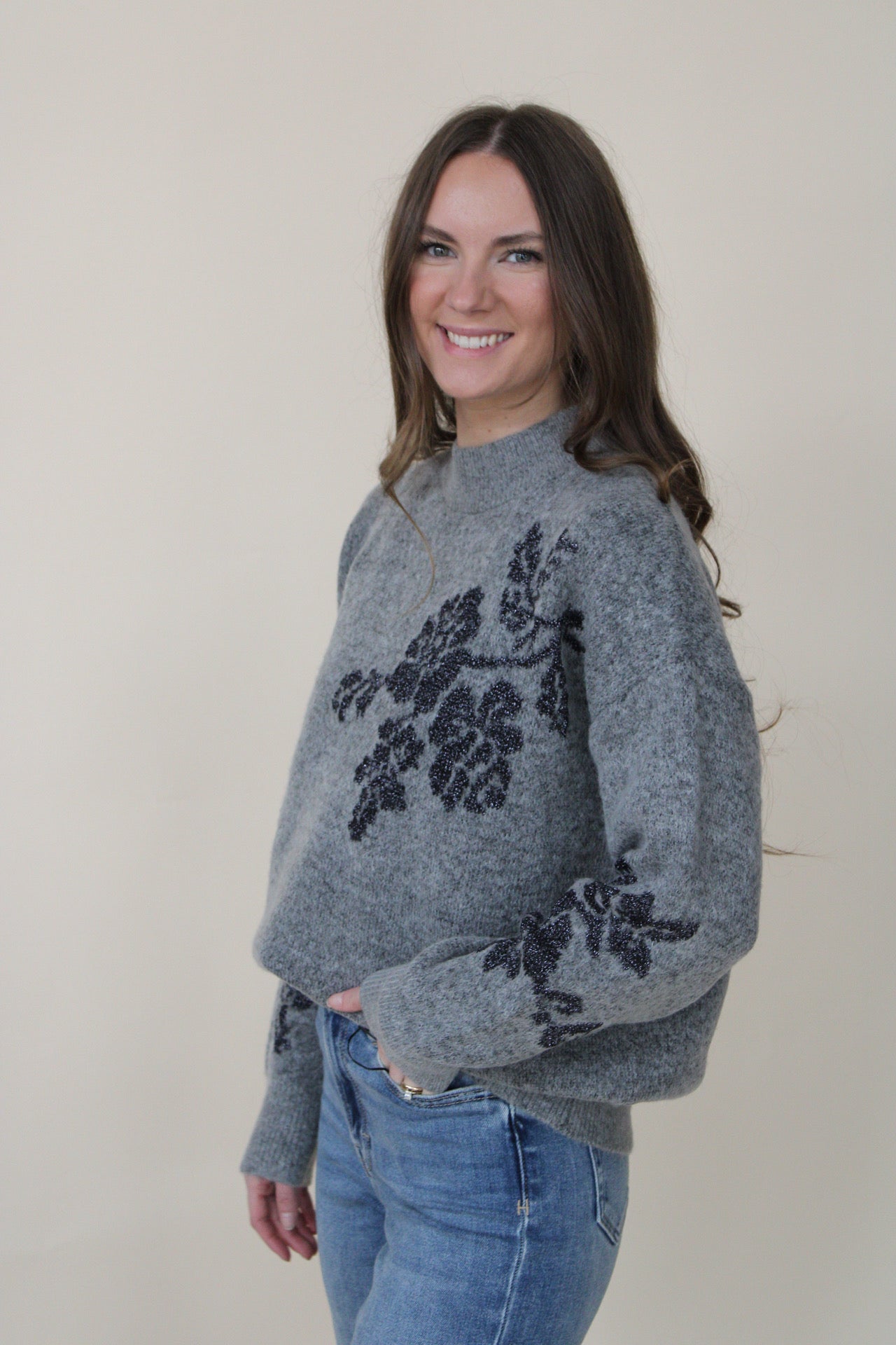 Sierra Metallic Sweater