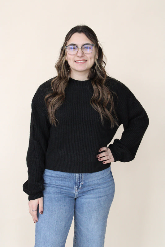 Shawna Ribbed Crew Neck