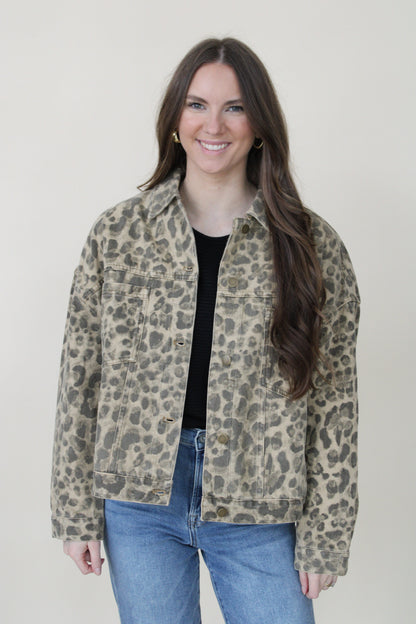 Greta Leopard Jacket
