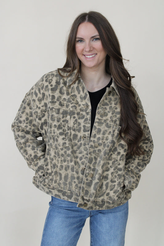 Greta Leopard Jacket