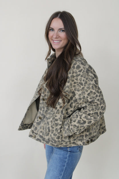 Greta Leopard Jacket