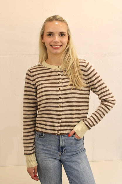 Miya Striped Cardigan