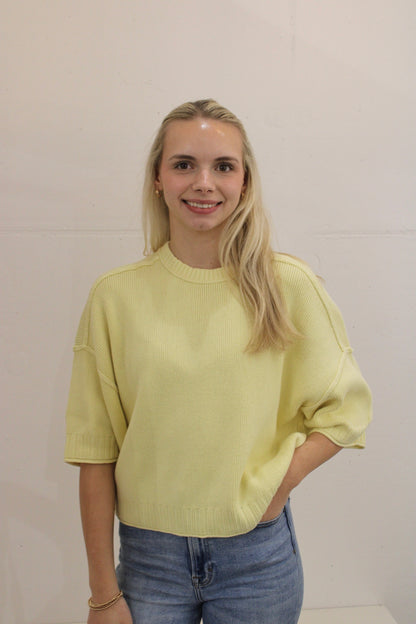 Celine Crew Neck Top