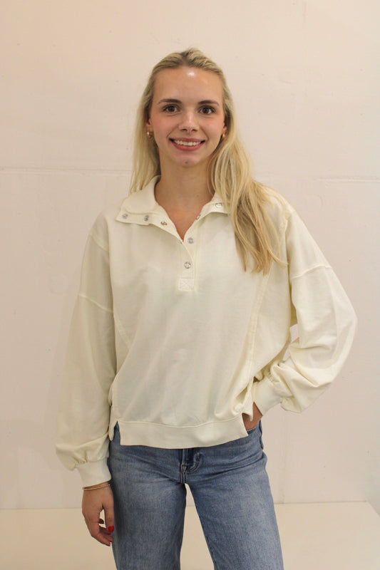 Half Snap Button Top