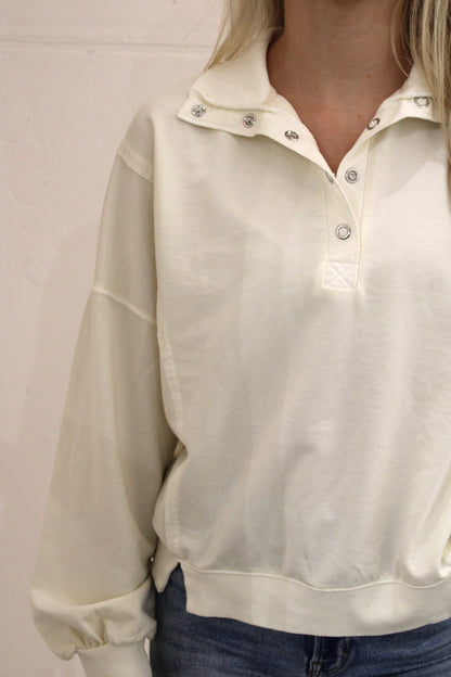 Half Snap Button Top