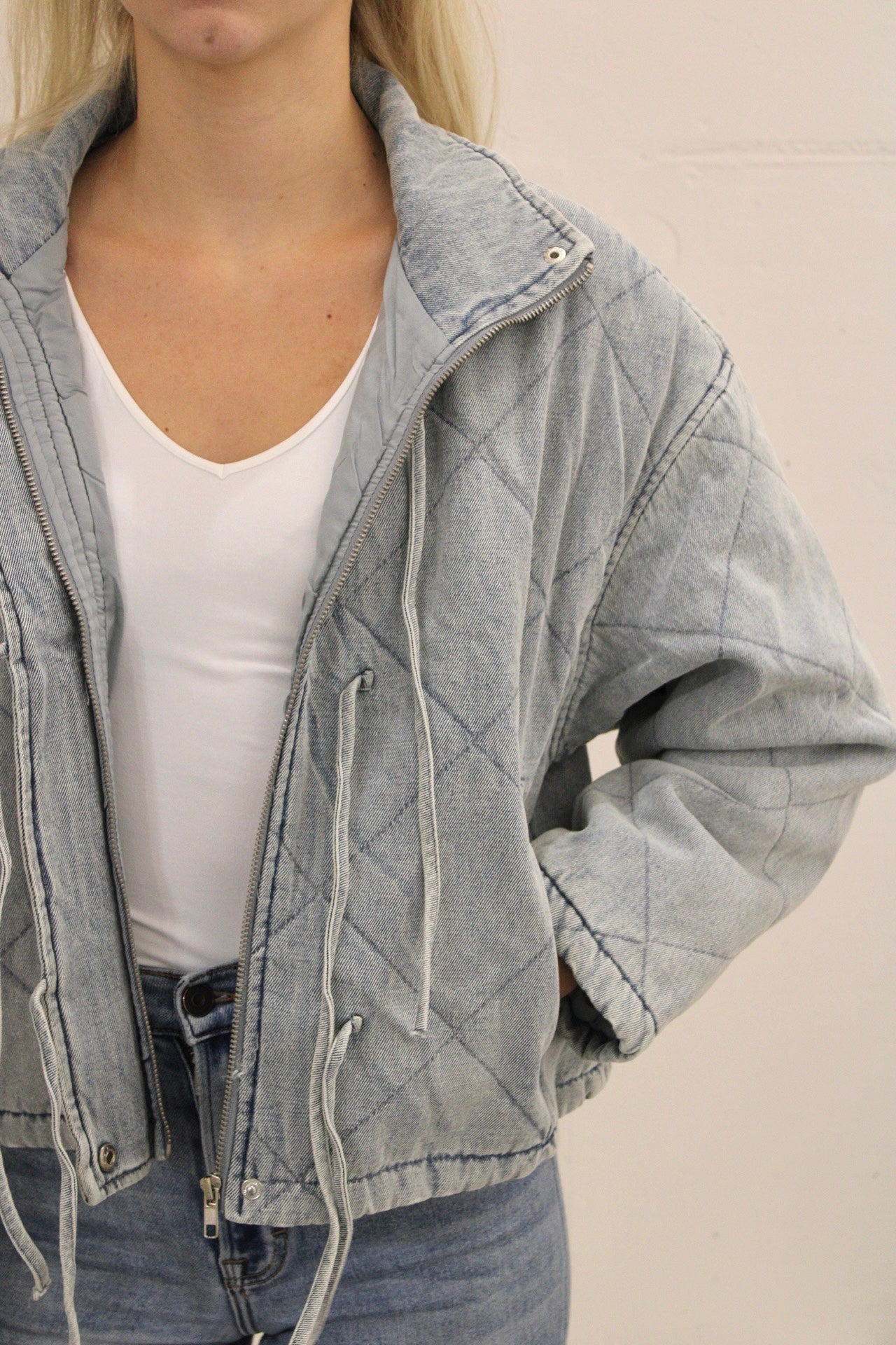 Cassi Washed Denim Jacket