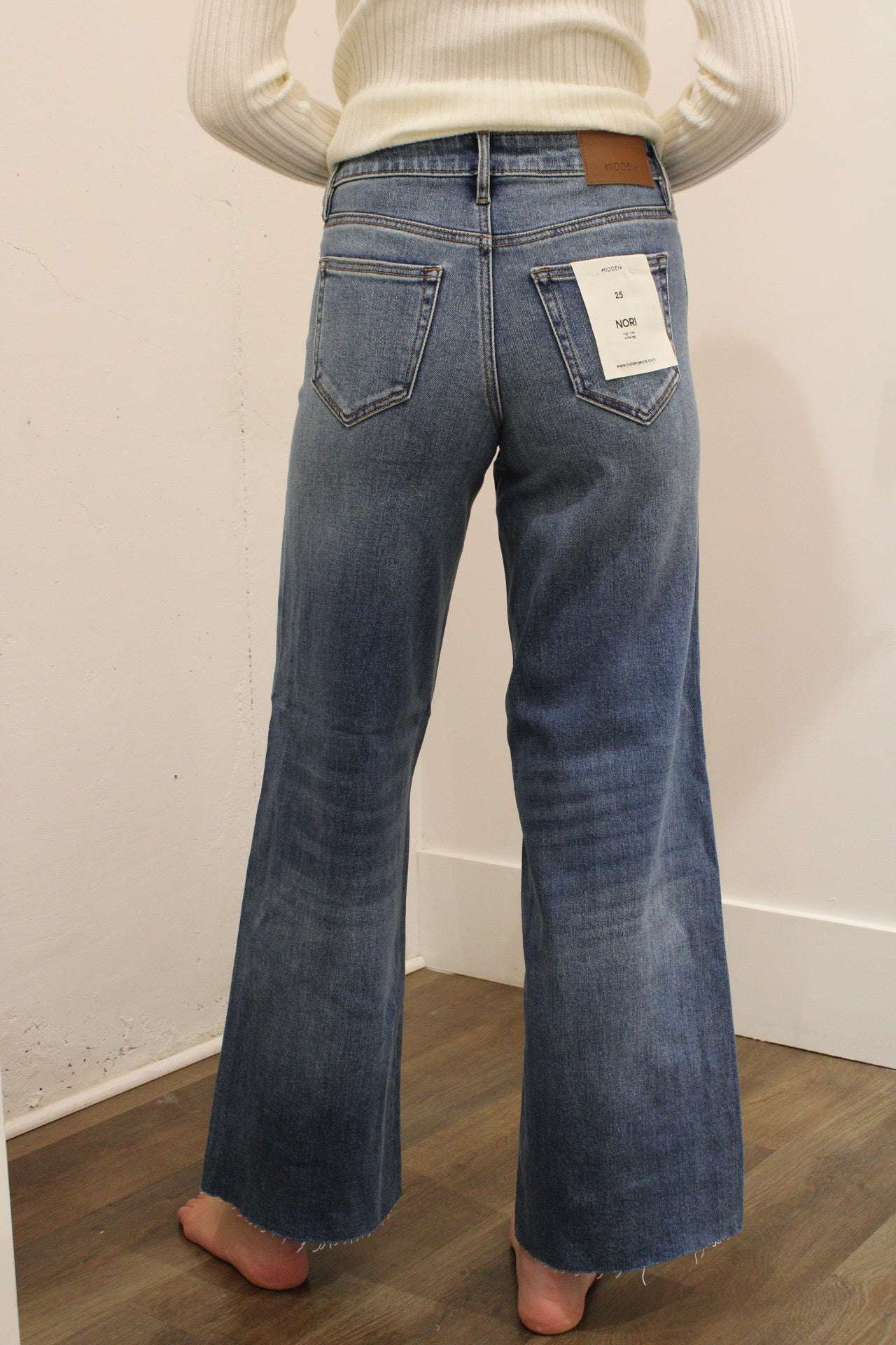 Hidden Wide Leg Denim