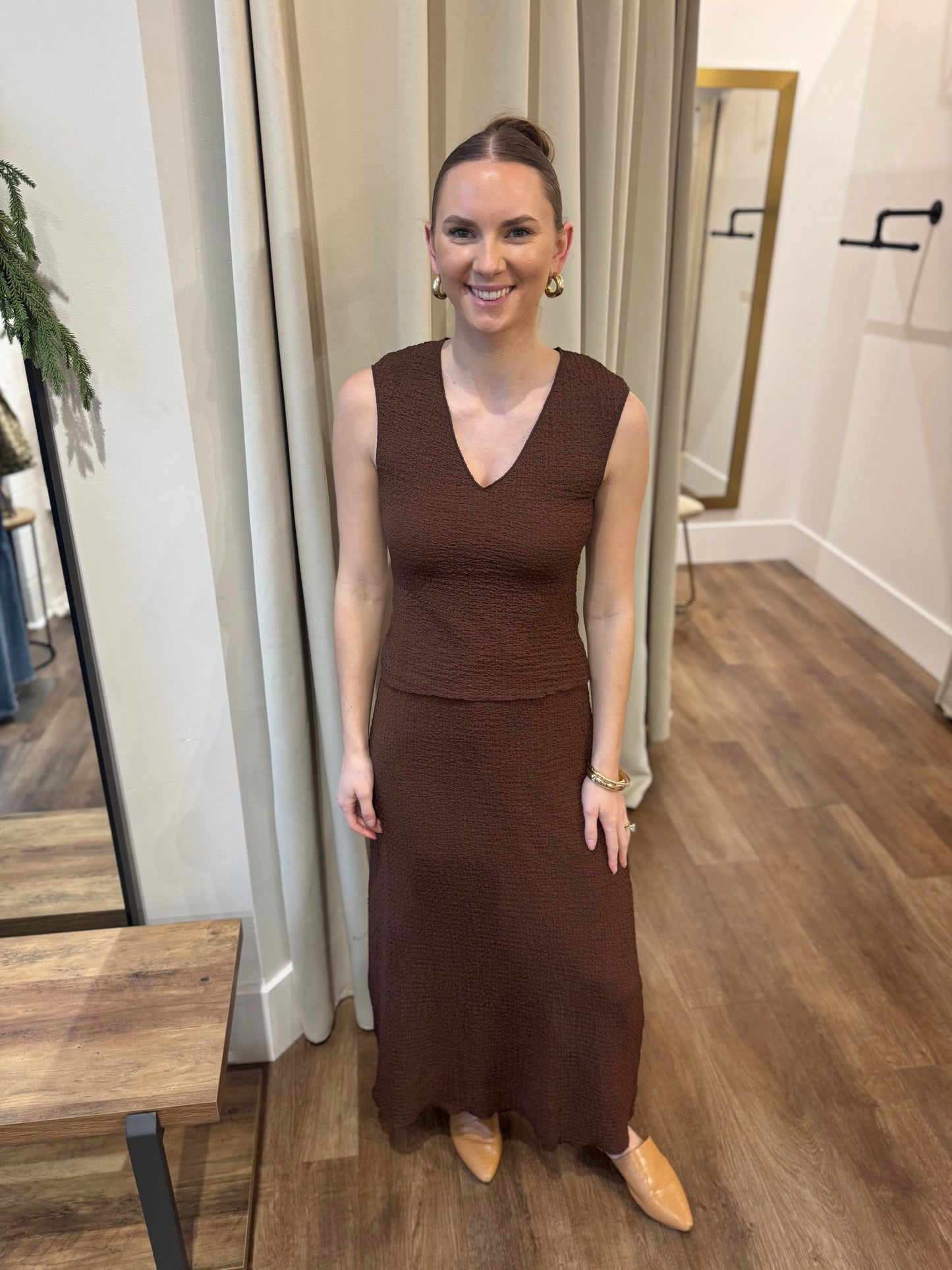 Bubble Texture Skirt