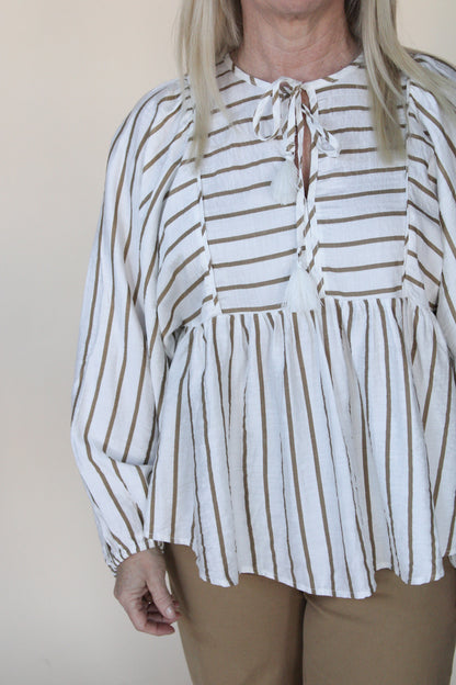 Braxton Striped Blouse
