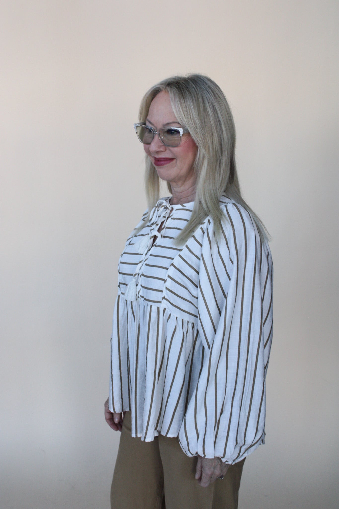 Braxton Striped Blouse