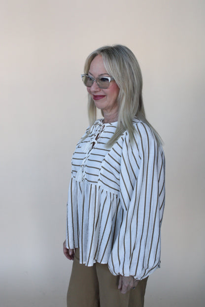Braxton Striped Blouse