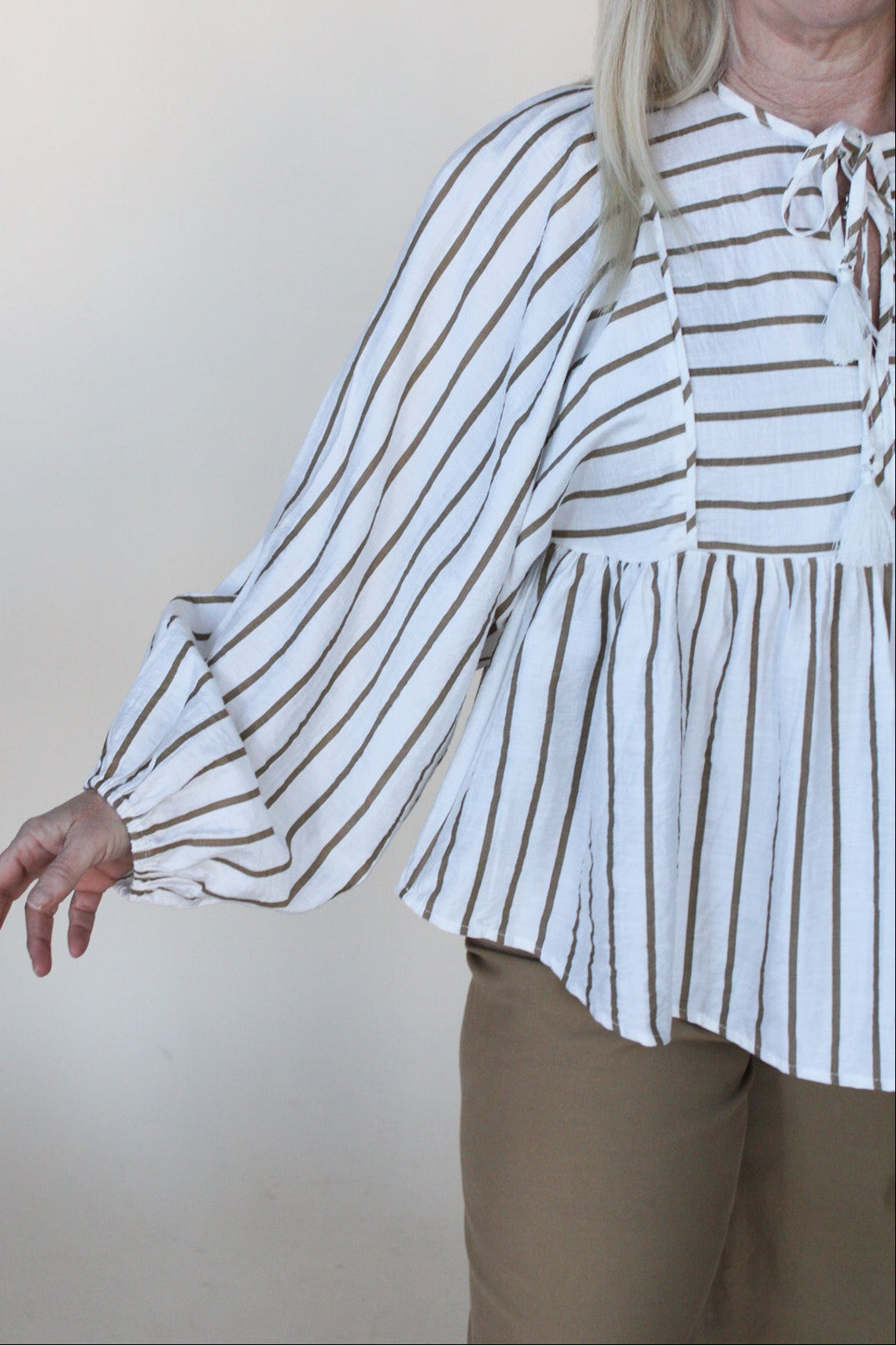 Braxton Striped Blouse