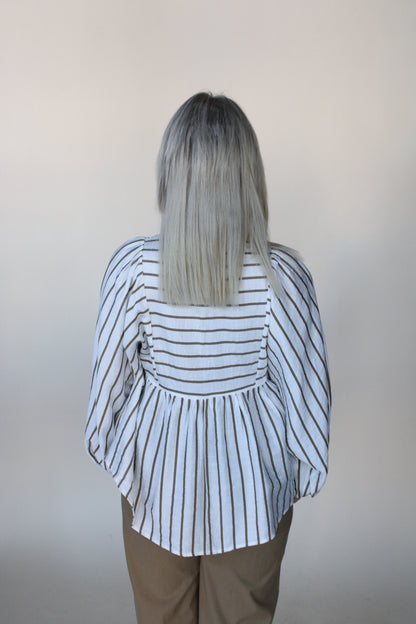 Braxton Striped Blouse