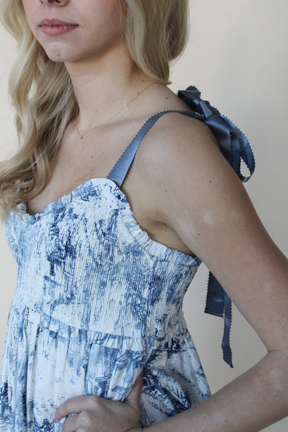 Coastline Contrast Maxi Dress