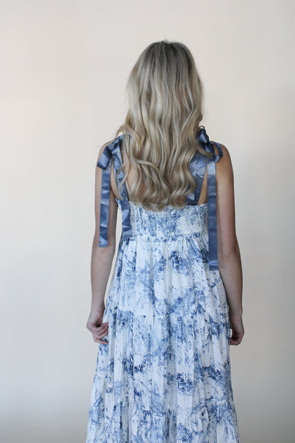 Coastline Contrast Maxi Dress