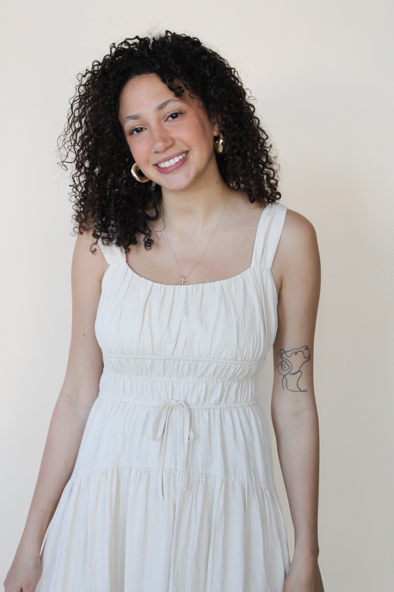 Reagan Ruched Midi Dress