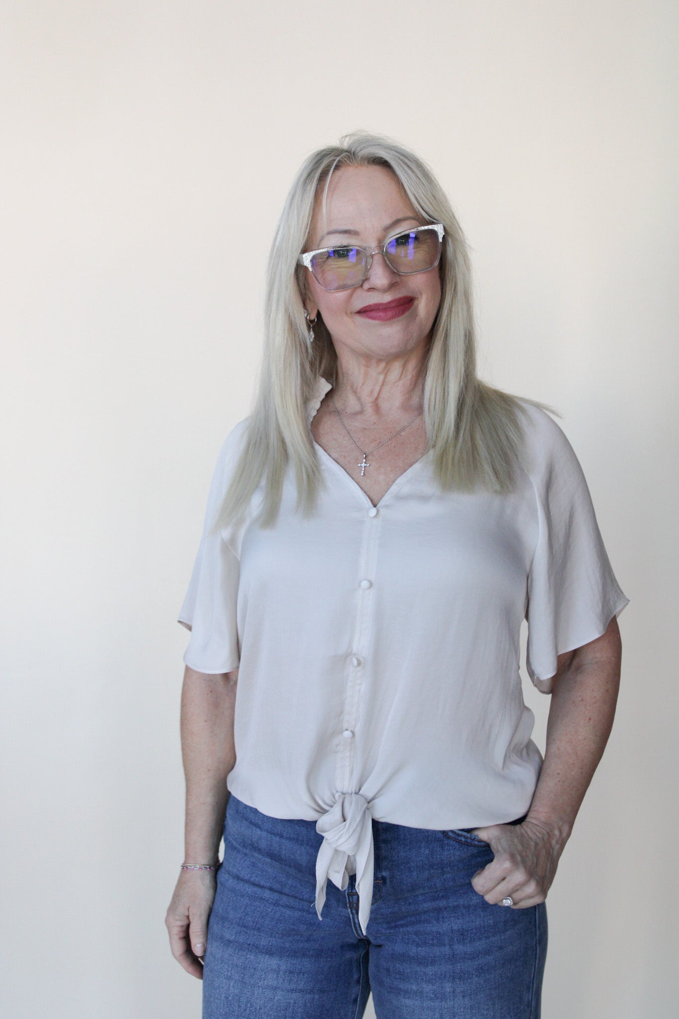 Andrea Smocked Blouse