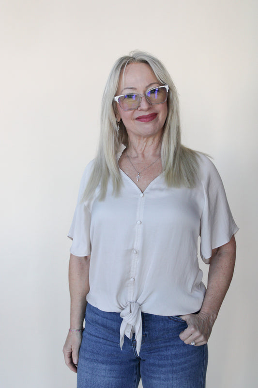 Andrea Smocked Blouse