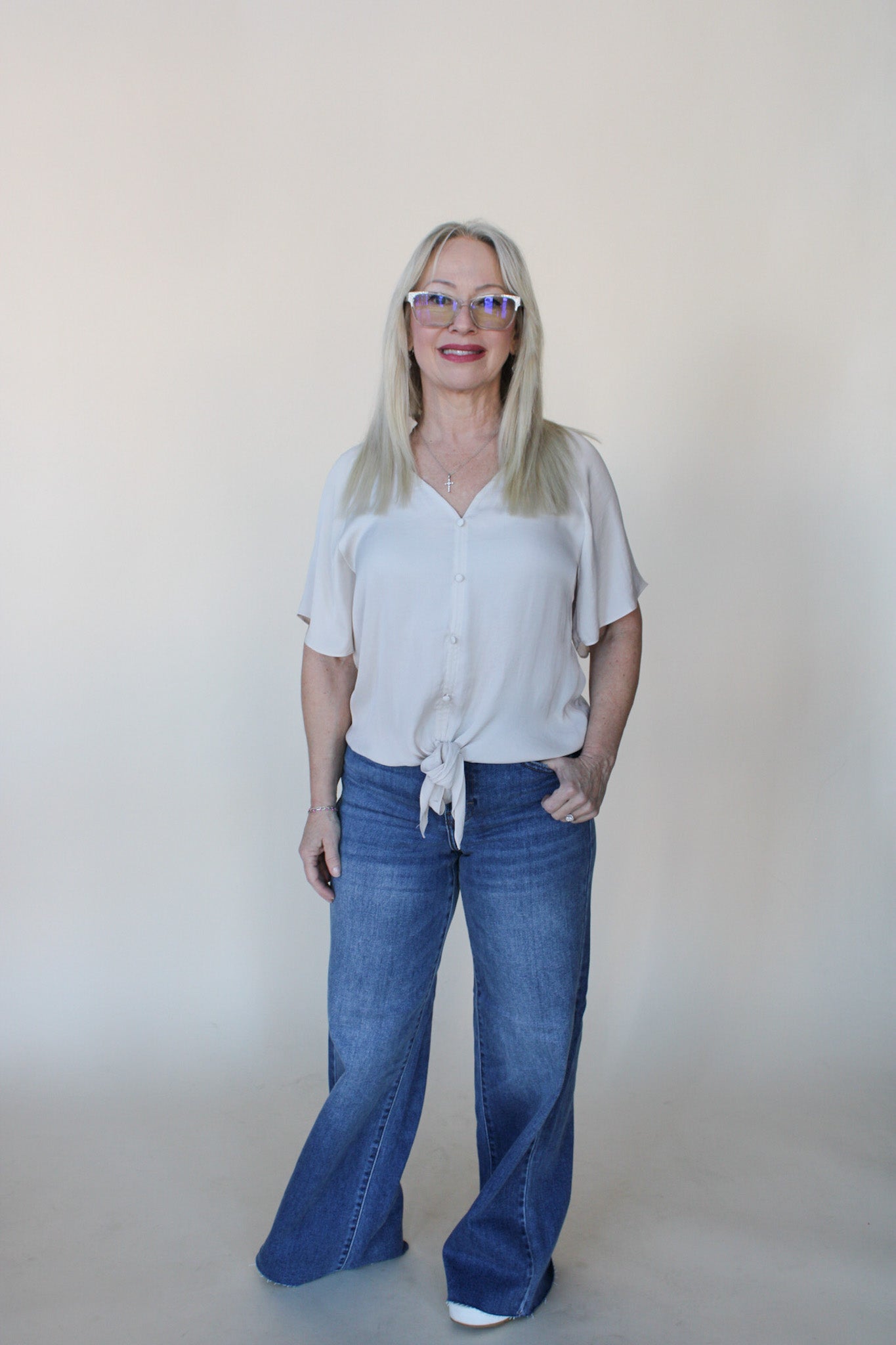 Andrea Smocked Blouse