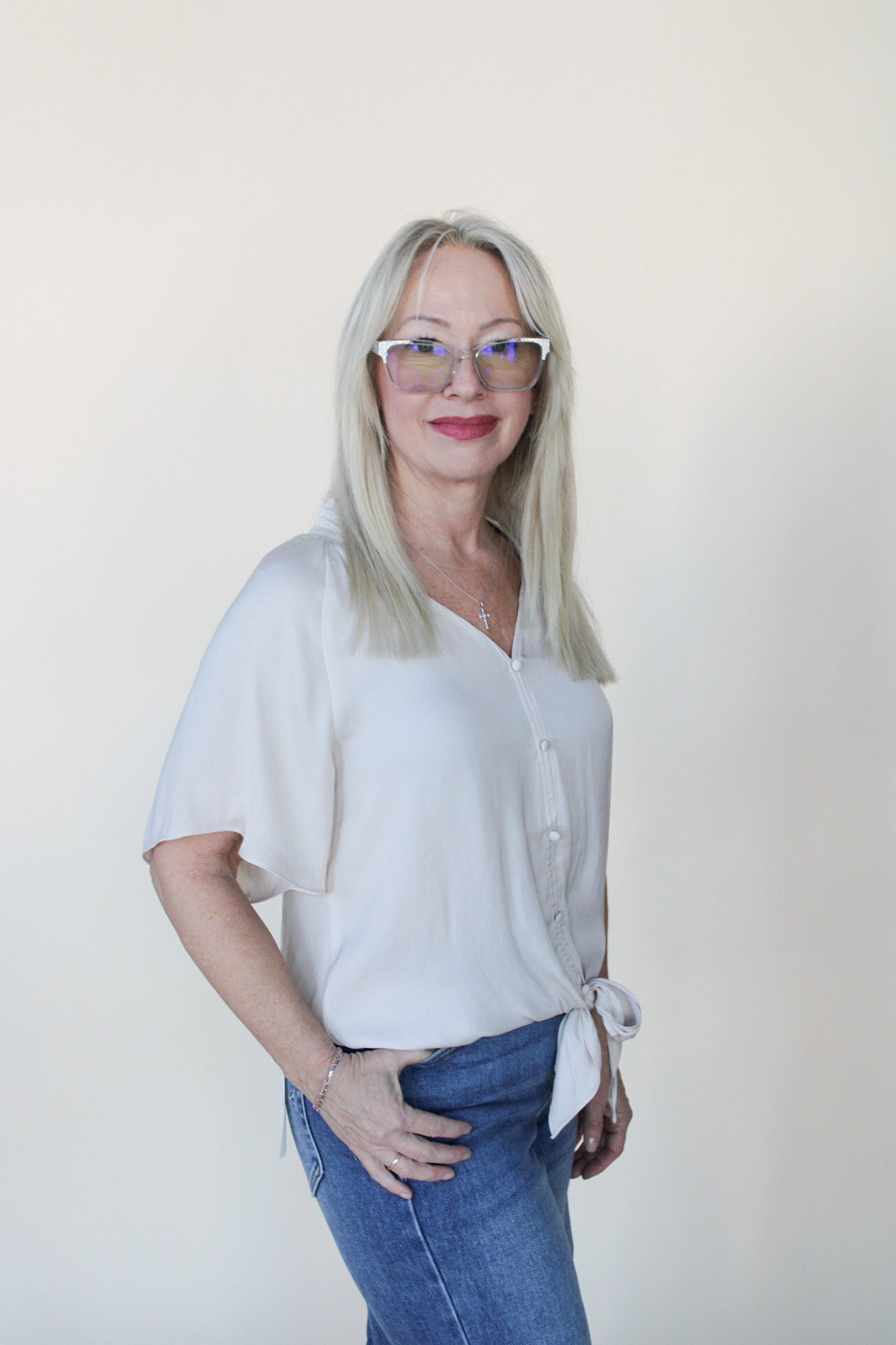 Andrea Smocked Blouse