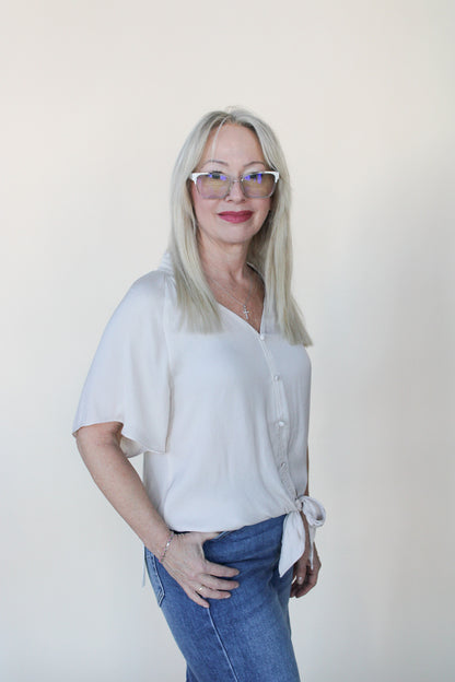 Andrea Smocked Blouse