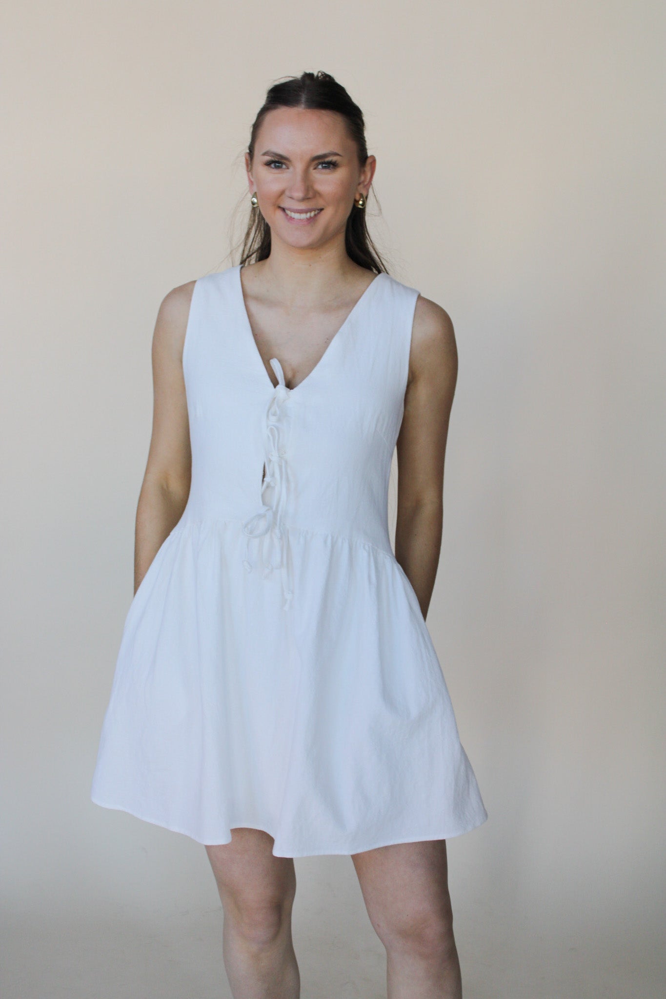 Daphne Tie Front Dress