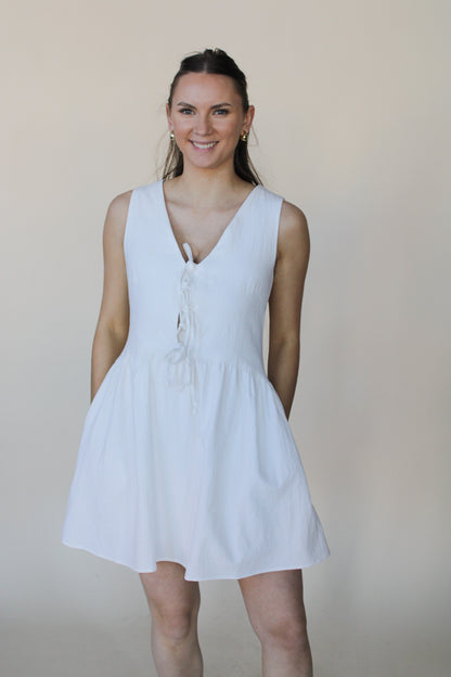 Daphne Tie Front Dress