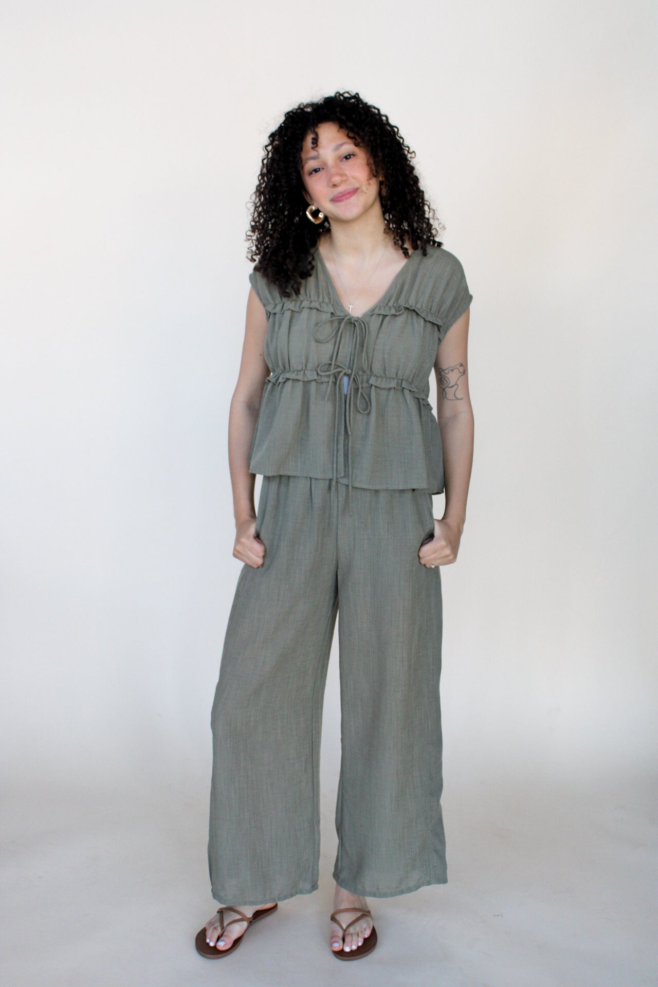 Wide Leg Lounge Pant