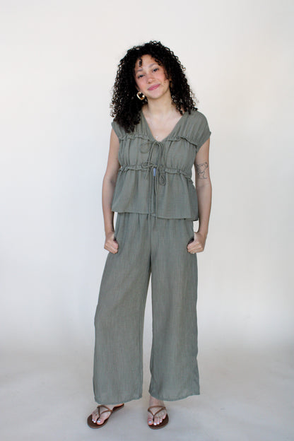 Wide Leg Lounge Pant