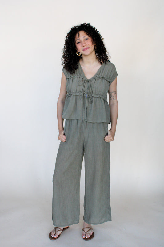 Wide Leg Lounge Pant