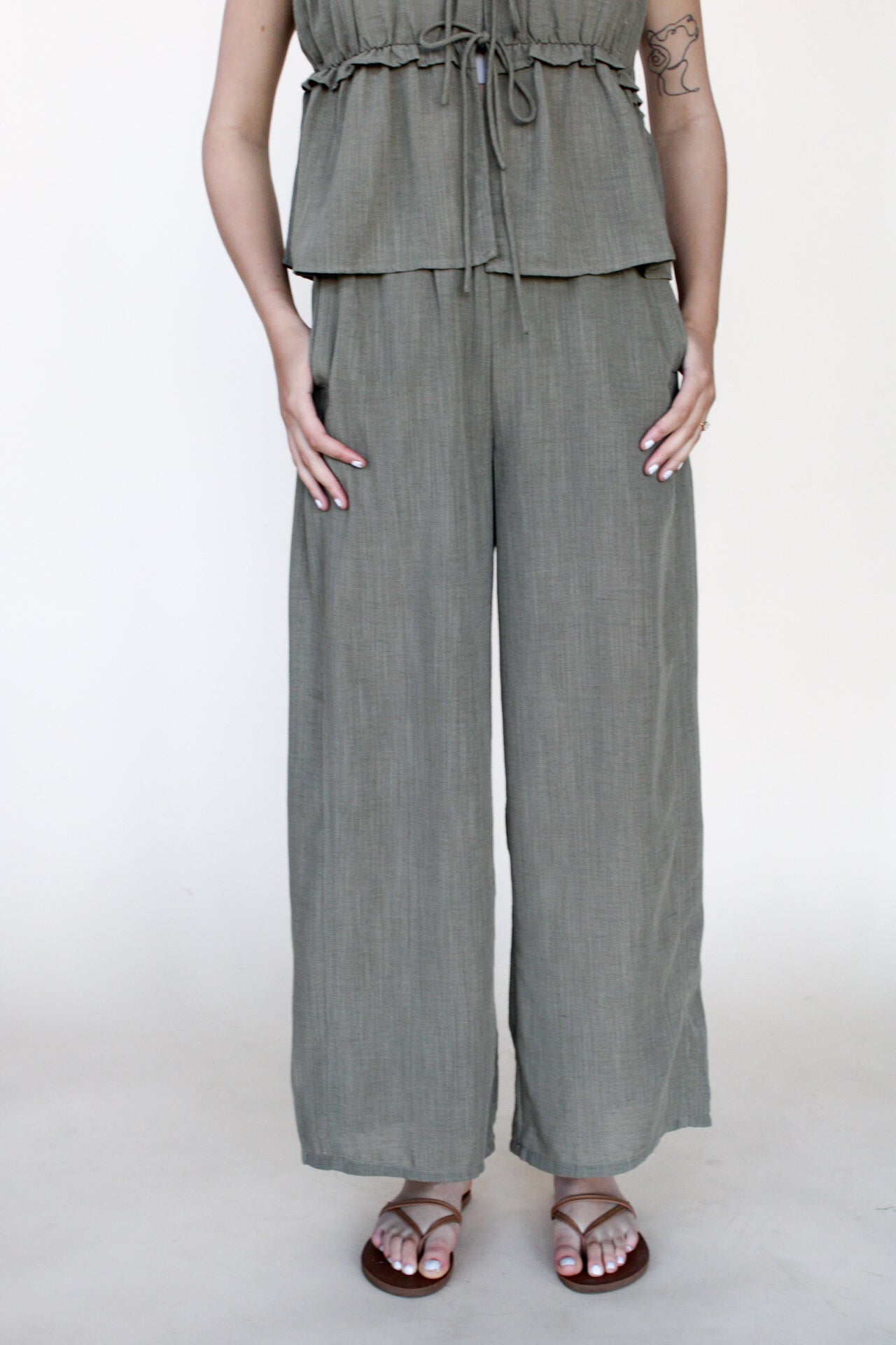 Wide Leg Lounge Pant