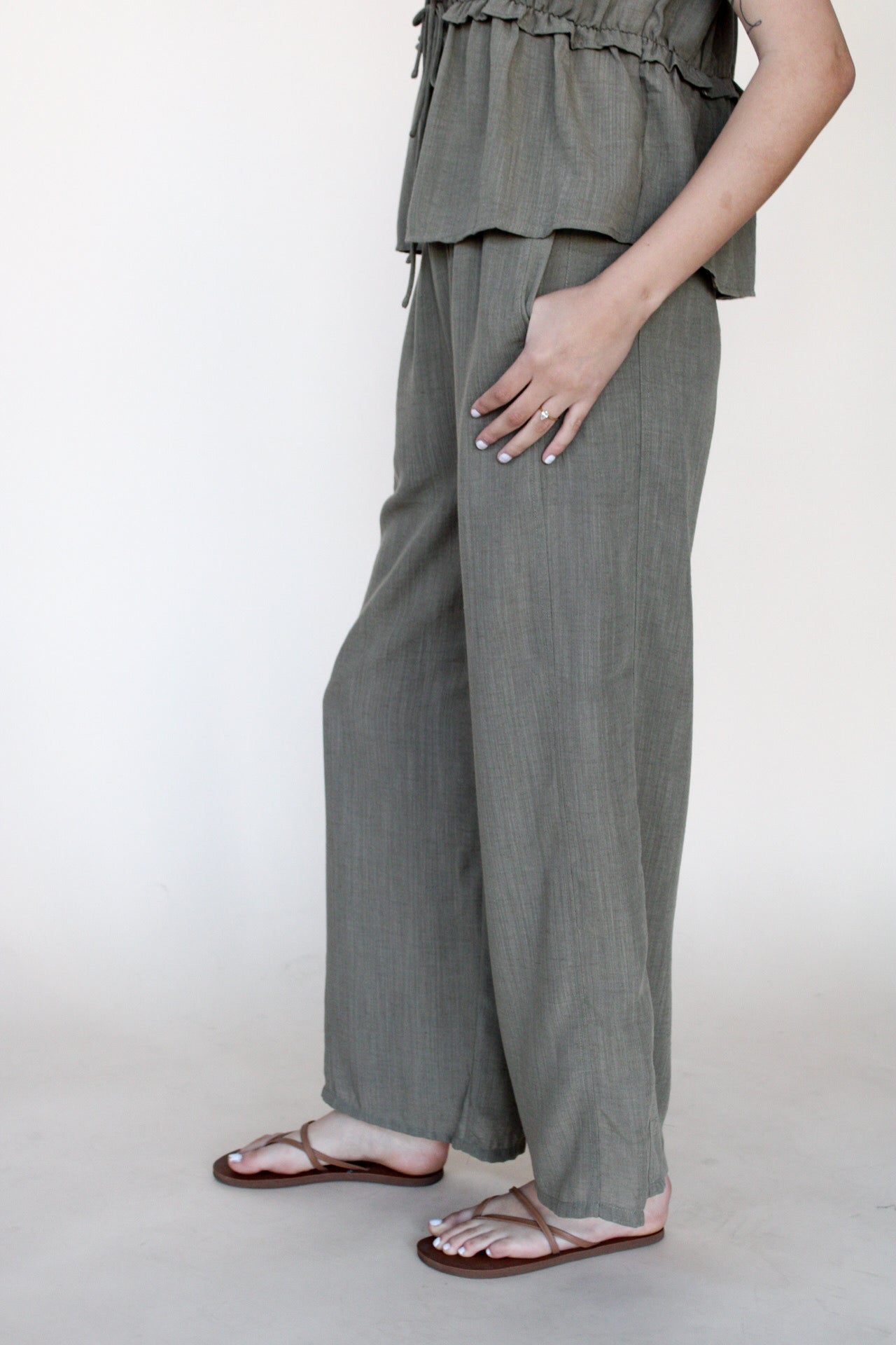 Wide Leg Lounge Pant