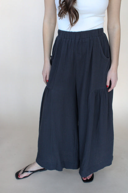 Gemma Gauze Wide Leg Pant