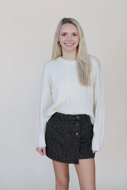 Chandler Leopard Skort